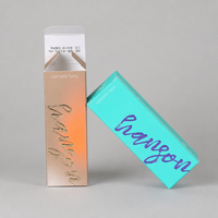 Boîte en carton personnalisée pour emballage de bouteilles essentielles, pliage facile, boîte en carton 350g
