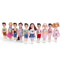 Muñeca Pequeña de 14.5cm con Ropa para Niños y Niñas, Combinación Libre, Venta al Por Mayor
