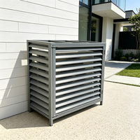 Grille de sortie d'air en alliage d'aluminium pour ventilation, boîte de plénum de sortie d'air pour maintenance CVC