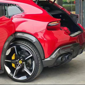 Aulena OEM Kit corpo in carbonio a secco in fibra canard anteriori e al labbro centrale passaruota laterali gonne posteriori diffusore - Product Image 2