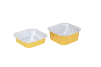 Barquettes jetables en aluminium de qualité alimentaire pour barbecue coréen, résistantes au four, pour restaurants de barbecue japonais