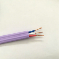 Câble électrique souple multibrin 2 conducteurs 6,0 mm² 450/750V 90°C, isolé PVC, gaine transparente, en cuivre sans oxygène TPS