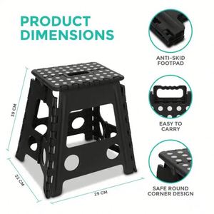 Tabouret escamotable compact et robuste pour le camping, haute pression, universel, durable, pour l'extérieur, le jardin et l'intérieur - Product Image 2