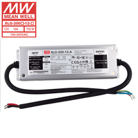 Alimentation LED à puissance constante réglable MEAN WELL XLG-200-12-A 92% d'efficacité IP67 DC 200W 12VDC