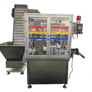 塑料瓶盖内衬插入旋盖机自动填充机，高效适用于PP/PE/泡沫/铝箔包装化学品 - Product Image 4