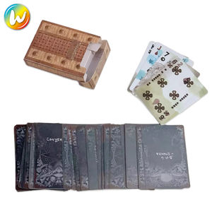 Custom Nieuwe Kwaliteit Poker Gladde Waterdichte Vergulde Creatieve Duurzame Poker Speelkaart - Product Image 2