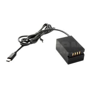 สายอะแดปเตอร์ PD สำหรับกล้อง <span class=keywords><strong>Fujifilm</strong></span> GFX50S GFX50R <span class=keywords><strong>GFX</strong></span> <span class=keywords><strong>50S</strong></span> 50R ชนิด Type C USB-C ไปยังแบตเตอรี่จำลอง FNP-T125 NP T125 DC Coupler ความยาว 1 เมตร - Product Image 1