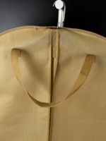 Housses de vêtements personnalisées avec fenêtre transparente, fermeture éclair et poignées de transport pour le rangement et l'emballage de costumes, robes et autres vêtements