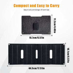 Panel Solar Portátil Plegable de 60W 30W con Cargador USB, Mini Cargador Solar Portátil de 60W para Uso en Exteriores SPF080 - Product Image 6