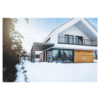 Villa préfabriquée de luxe moderne à deux étages, conforme aux normes australiennes, construction rapide avec structure en acier et matériaux de conteneur