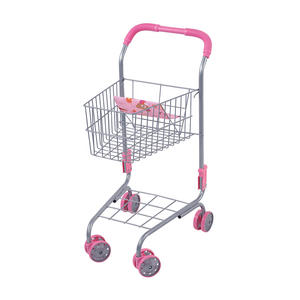 <span class=keywords><strong>Carrito</strong></span> de supermercado plegable de Metal para niños, Mini <span class=keywords><strong>carrito</strong></span> de compras - Product Image 4
