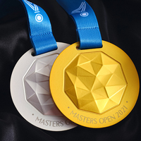 Medallas Deportivas Personalizadas de Jiu-Jitsu para Niños, de Aleación con Relieve, Estilo Nueva Zelanda y Brasil, para Competiciones Infantiles Gi/No-Gi