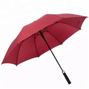 Parapluie droit Parapluie automatique pour promotion Parapluie de golf Rainbow Payung Sun de logo imprimé par OEM imperméable et personnalisé