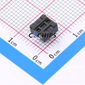 TS-1102S-C-E-B Tactile Switch SMD-4P,6x6mm Switch Single Pole Single Throw Round Button 2.6N Vertical Mount - Product Image 2