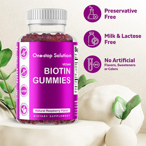 60 gummie di biotina vegana 10000 <span class=keywords><strong>vitamine</strong></span> Mcg per <span class=keywords><strong>unghie</strong></span> più forti per <span class=keywords><strong>capelli</strong></span> sicuri per donne incinte <span class=keywords><strong>e</strong></span> neonati - Product Image 1