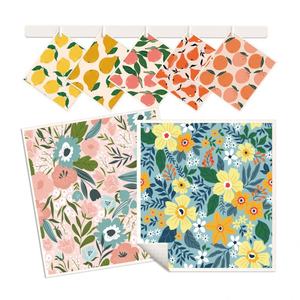 Esponja de limpieza de cocina biodegradable ecológica, paño de cocina sueco con textura de rombo y logotipo personalizado - Product Image 2