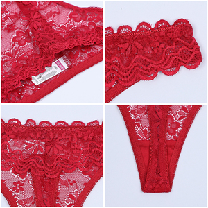 UOKIN Sexy <span class=keywords><strong>Micro</strong></span> bikini da <span class=keywords><strong>donna</strong></span> costumi da bagno tinta unita Push Up perizoma da <span class=keywords><strong>donna</strong></span> perizoma a vita bassa infradito con pizzo - Product Image 3