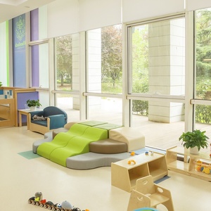 Letti a Castello in Legno Massello JOOYES per Bambini, Impilabili, per Asilo Nido, con Sponde di Sicurezza - Product Image 5