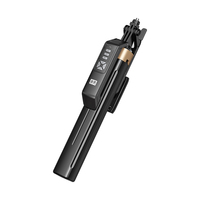 OULAIKE Y19 Trépied portable en aluminium pour téléphone et appareil photo avec perche à selfie