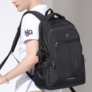 Aoking Maßgefertigter Langlebiger Leichter Wasserdichter Schulrucksack <span class=keywords><strong>19</strong></span> Zoll Tasche Schwarzer Smarter <span class=keywords><strong>Laptop</strong></span>-Rucksack für Männer - Product Image 5