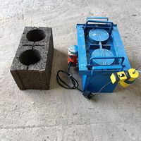 Machine à Briques Manuelle Électrique Compacte pour Usage Domestique – Moule à Briques Creuses Manuel, Production à la Main d'une Seule Brique à la Fois