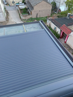Auvent de luxe motorisé à télécommande, toit à lamelles en aluminium, rétractable, imperméable, autoportant, pour jardin et terrasse extérieure