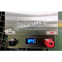 Batterie au lithium-ion LiFePO4 24V 200Ah LYTH 2021 avec 4000 cycles et boîtier en acier inoxydable pour véhicules électriques/voitures/vélos électriques