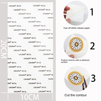 Écologique Fer-Sur Ordinateur Broderie Noir Anglais Mots Ne Jamais Abandonner Être Votre Meilleur Patch pour Chapeau Sac Vêtements Décoration