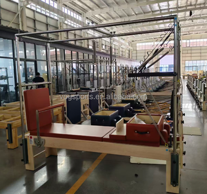 เครื่องรีฟอร์มเมอร์พิลาทิสคลาสสิค รุ่นเมเปิล พร้อมดีไซน์การฝึกแบบสามในหนึ่งเดียว สำหรับใช้ในสตูดิโอ บ้าน และเชิงพาณิชย์ - Product Image 5