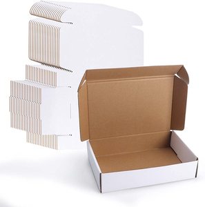 White Shipping Boxes,Corrugated Cardboard Box for Mailing Packing Mailer
