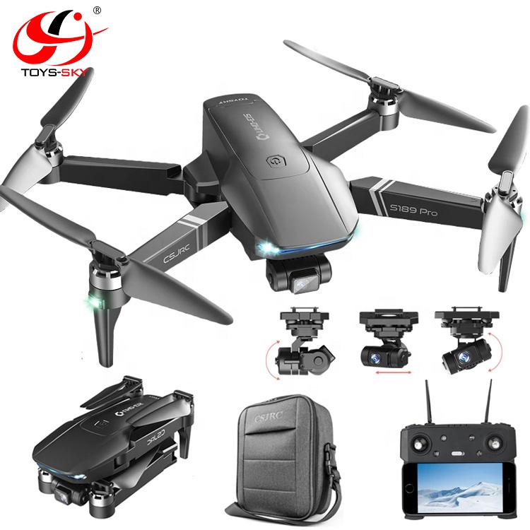 2021 Top Model Brushless Professionl Drone 4K GPS EIS With 3-Axis Self Stabilization Gimbal Camera 5G WIFI FPV 1KM Dron
