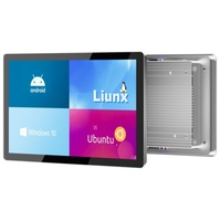 Accessoires informatiques industriels tout-en-un à écran tactile, panneau LCD 10,1-21,5 pouces, montage mural, Windows Android J1900 128 Go en stock