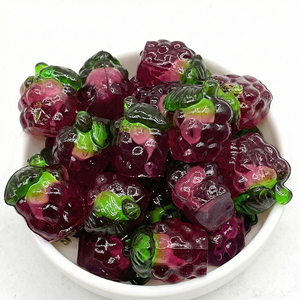 OEM Fabrika Şekerleme Üreticileri <span class=keywords><strong>4D</strong></span> Üzüm Aromalı Meyveli Dolgulu Çiğnenebilir Yumuşak Şekerler Atıştırmalık 3D Jöle Şeker Çok Renkli - Product Image 3