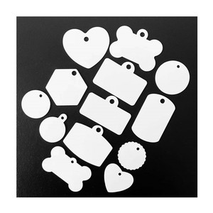 2025 Tùy Chỉnh Nhôm Thăng Hoa Dog Tag Trống Nhận Dạng Vật Nuôi Con Chó Điều Khiển Giấy Phép Thẻ Trắng Có Thể In Kim Loại Pet Tên Tag - Product Image 6