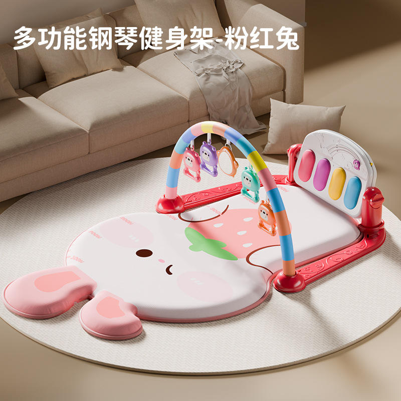 Strawberry rabbit model-piano-pink chinese e-commerce box