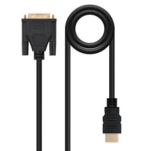 Cavo DVI a HDMI 1,8 m, DVI 18+1/m a HDMI a/m, ideale per la connessione di dispositivi multimediali e la trasmissione di video di qualità. - Product Image 1