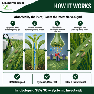 GREENRIVER Imidacloprid 35% SC IRAC Grupo 4A <span class=keywords><strong>Insecticida</strong></span> <span class=keywords><strong>para</strong></span> el Control de Pulgones y Saltadores de Cereales de Arroz - Product Image 3