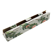 Canne à pêche personnalisée recyclable fleurs séchées papier d'emballage carton ondulé triangle boîte