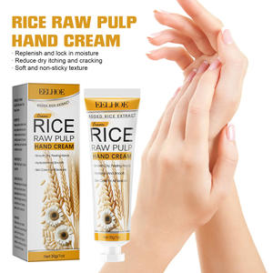 2025 Pure Nourishment Manos radiantes Tacto sedoso Escapa Sequedad Abraza Cuidado suave Extracto de arroz Crema de manos - Product Image 1