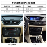 Autoradio Android 10.25 pouces avec CarPlay sans fil, écran tactile multimédia pour BMW X1 E84 2009-2015 avec système CIC