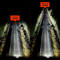 Phare de travail LED 9 pouces le plus lumineux pour pare-chocs extérieur, éclairage auxiliaire de conduite pour camions et VUS avec DRL blanc et ambre à effet dynamique