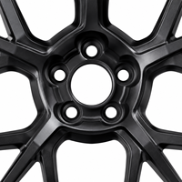 Jantes en alliage monobloc AL 19 20 pouces 5x112 noir mat à lèvre usinée et multi-rayons, en promotion pour Mercedes-Benz (voitures particulières)