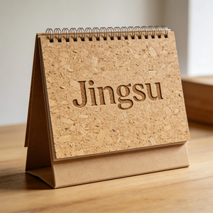<span class=keywords><strong>Calendrier</strong></span> <span class=keywords><strong>de</strong></span> bureau personnalisé en papier semence saisonnier avec base en bois dur, écologique et recyclable, plantable - Product Image 3