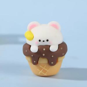 Sacapuntas de Silicona con Forma de Helado de Fresa, Diseño Creativo y Divertido de Animales de Dibujos Animados, para Material Escolar - Product Image 5