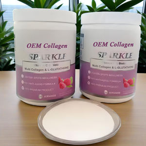 Kustom kualitas tinggi cahaya pemutih kulit kolagen bubuk Vitamin C dan Multivitamin suplemen untuk rambut kuku Gluta cahaya - Product Image 2