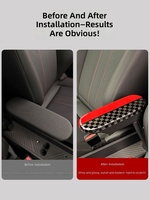 Pour Mini Cooper J01 Aceman Voiture Électrique – Protection Anti-Rayures pour Tableau de Bord et Console Centrale – Garniture Décorative Intérieure