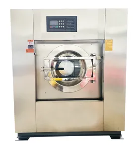 Vertikale Industrie waschmaschine große chemische Reinigung voll automatische Waschmaschine für Schult ruppen 30kg