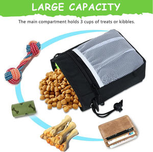 Pochette <span class=keywords><strong>de</strong></span> sac à collation latérale pour friandises pour chiens et 2 pièces pour l'entraînement des animaux <span class=keywords><strong>de</strong></span> compagnie avec ceinture pour la marche - Product Image 4