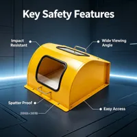 Protection personnalisée en acier inoxydable pour machines, enclos de sécurité, découpe laser EDM, protection pour usinage par électroérosion, OEM