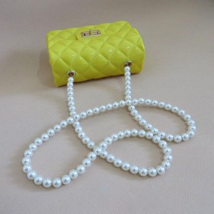 Correa de Hombro Cruzada de Lujo con Cuentas y Hebilla en T de Aleación con Perlas, Correa Desmontable y Ajustable para Bolsos Largos y Bolsos Tote - Product Image 1